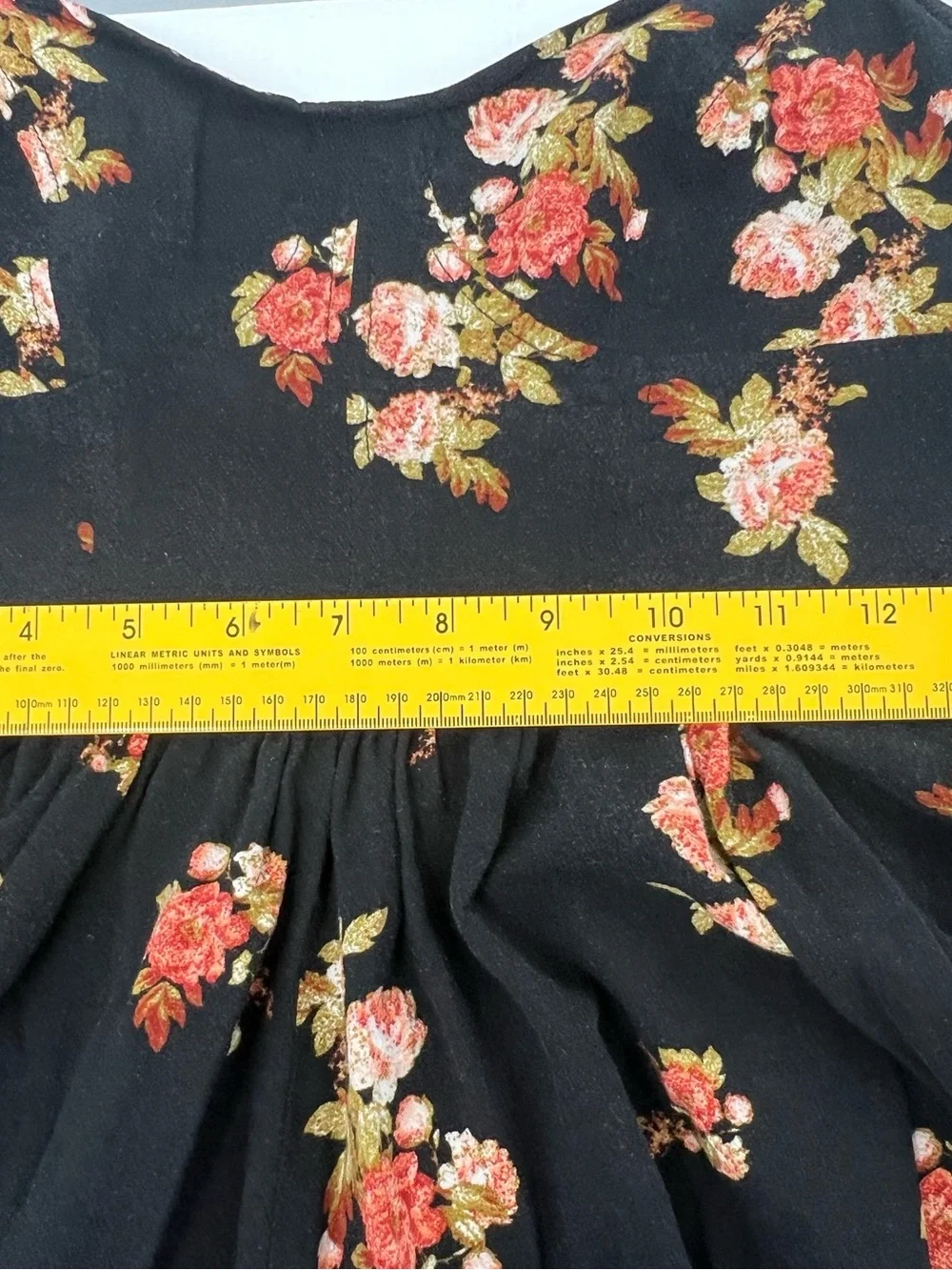 Free People Jumpsuit Black Floral 6